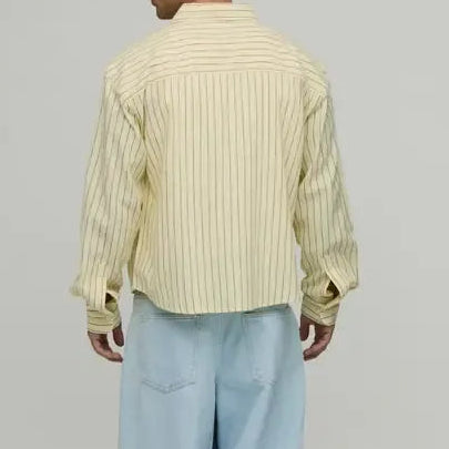 Light yellow long sleeve shirt