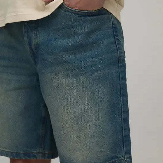 Men's denim shorts