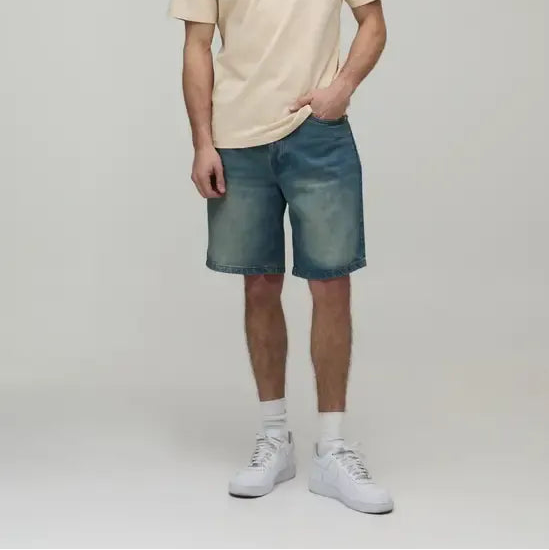 Men's denim shorts