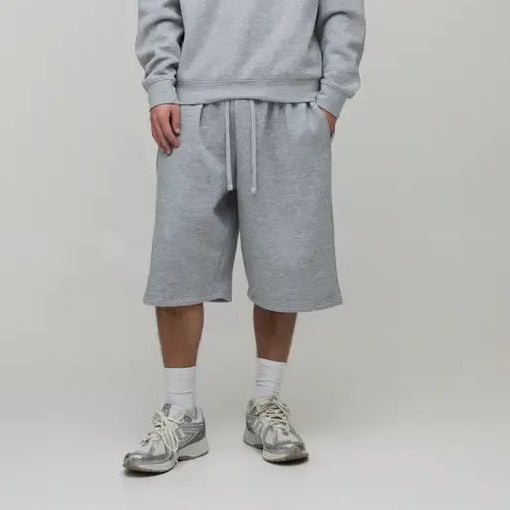 Men's grey casual shorts